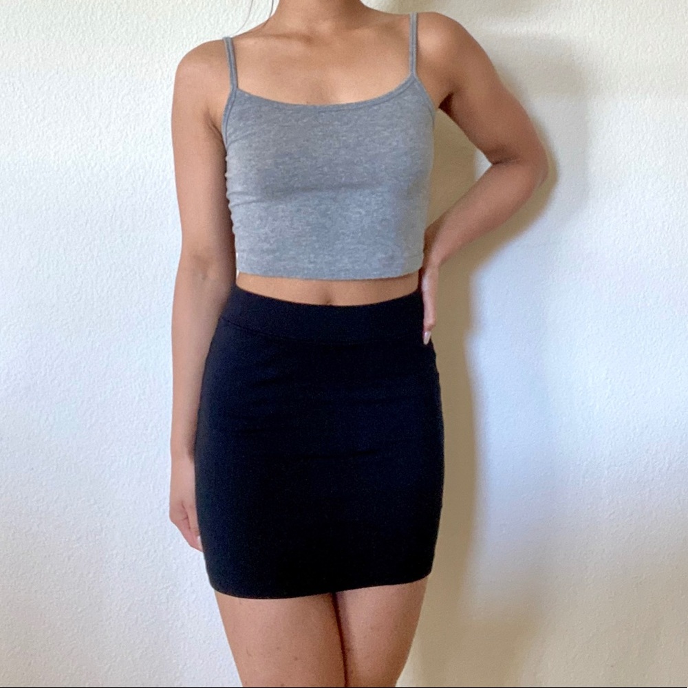 Black Bodycon Skirt